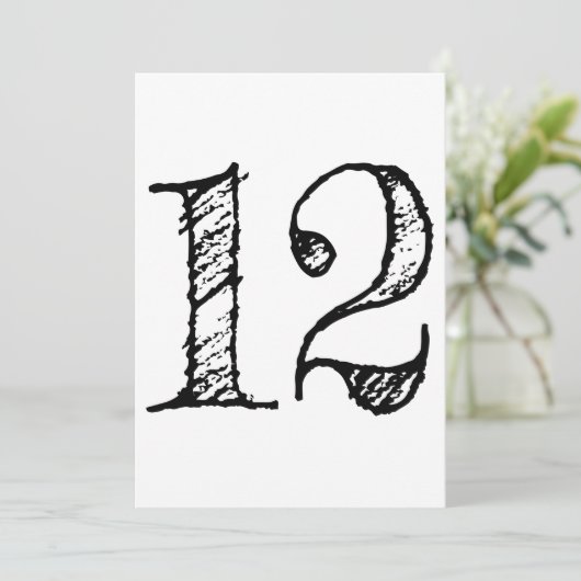 12 Groot manuscript Kaart (Staand voorkant)