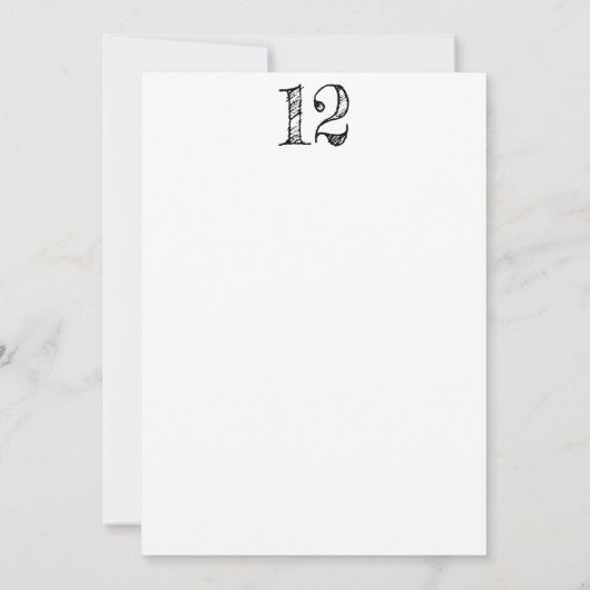 12 Groot manuscript Kaart (Achterkant)