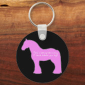 12-Hands Draft Horse Sleutelhanger (Voorkant)