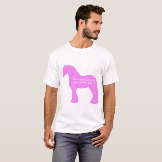 12-Hands Draft Horse T-shirt (Voorkant volledig)