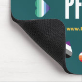 12 Hearts Circle PFLAG Mousepad Muismat (Hoek)