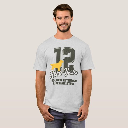 12 Hero jaren T-shirt (Voorkant volledig)