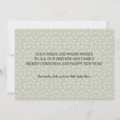 12 Honden van kerstfeestelijke fotokaart Kaart (Achterkant)