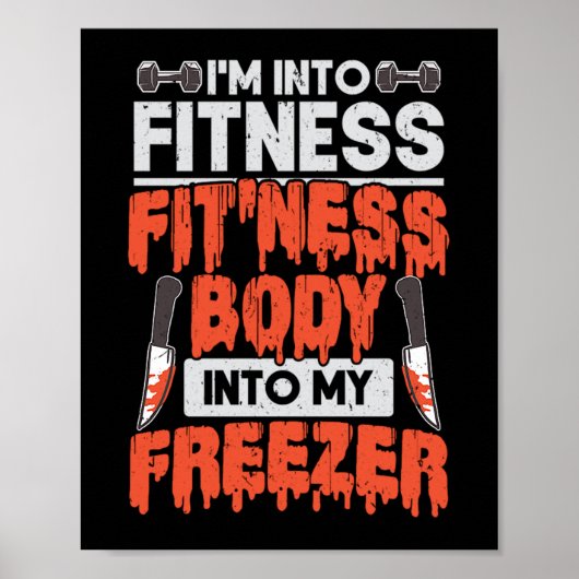 12.Horror-film Im in fitness-body in Poster (Voorkant)