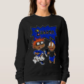 12 Hyper Royal 90s Melanin Got Em Shoes Hyper Roya Trui (Voorkant)