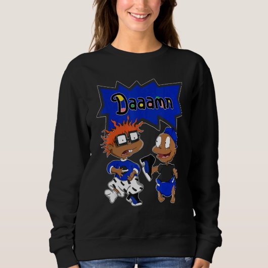 12 Hyper Royal 90s Melanin Got Em Shoes Hyper Roya Trui (Voorkant)