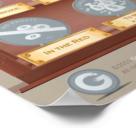 12 idiomen over geld poster (Hoek)