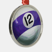 12 inch metalen ornament (Rechts)