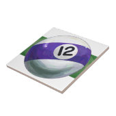 12 inch tegeltje (Zijkant)