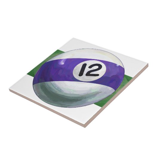 12 inch tegeltje (Zijkant)