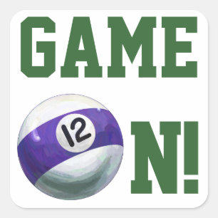 12 inch vierkante sticker