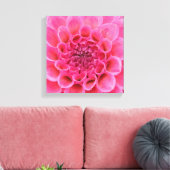 12-inch x 12-inch bekabeld canvas - roze ventilato (Insitu (Woonkamer))