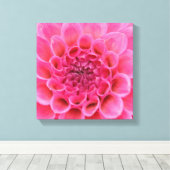 12-inch x 12-inch bekabeld canvas - roze ventilato (Insitu (Houten vloer))