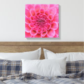 12-inch x 12-inch bekabeld canvas - roze ventilato afdruk (Insitu (Slaapkamer))