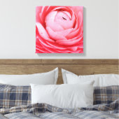 12-inch x 12-inch bekabeld canvas - roze ventilato afdruk (Insitu (Slaapkamer))