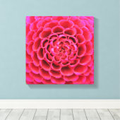 12-inch x 12-inch Wrapped Canvas - Hot-roze ventil Afdruk (Insitu (Houten vloer))