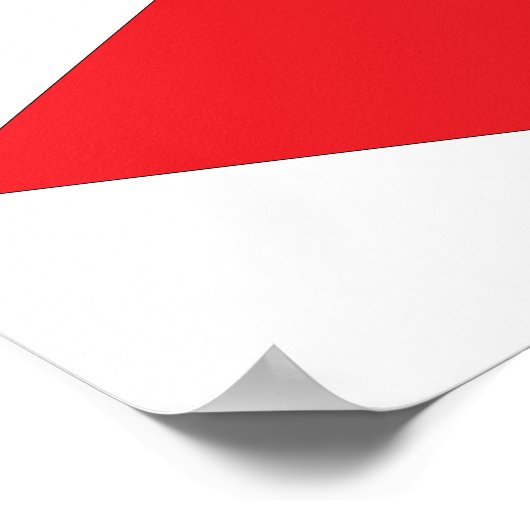 12-inch X 18-inch GARDE Poster Linkerrandpapier (Hoek)