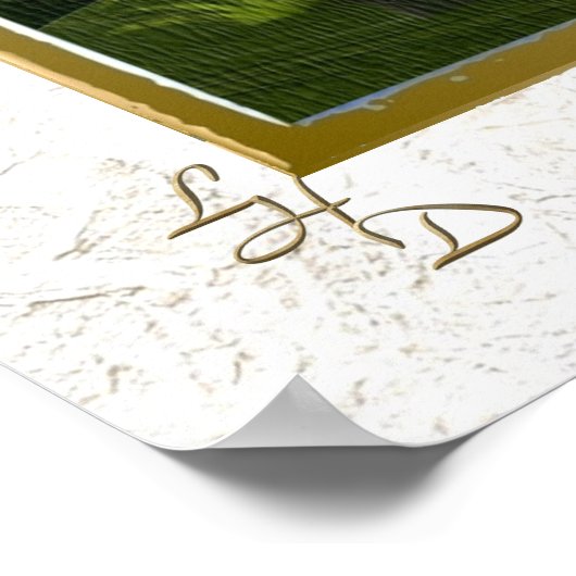 12 Israëlische Gad Art Print Poster (Hoek)