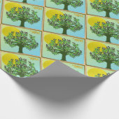 12 israëlische kunstschildpad cadeaupapier (Hoek)