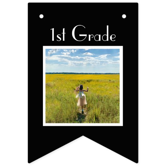 12 jaar Afbeeldingen Afstuderen Foto Collage Vlaggetjes (Derde vlag)