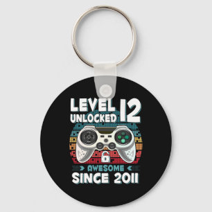 12 jaar Bday Son Boy Funny Gamer 12e 12 jaar oude  Sleutelhanger