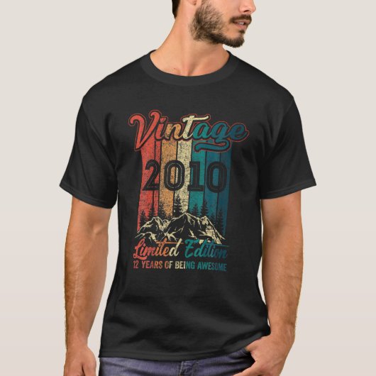 12 jaar Geweldige 12 jaar cadeaus T-shirt (Voorkant)