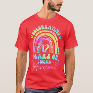 12 jaar Geweldige 12e verjaardag Stropdas D T-shirt