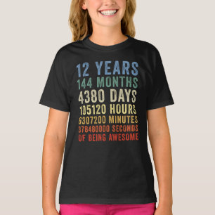 12 jaar Geweldige Koeldag T-shirt