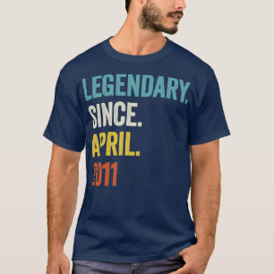 12 jaar Legendary sinds april 2011 12e verjaardag2 T-shirt