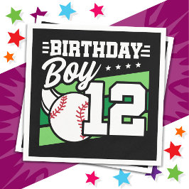 12 Jaar Oud Baseball Party Thema 12e Verjaardag Jo Servet