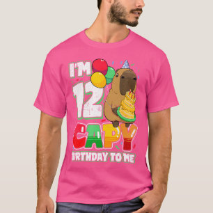 12 jaar oud Capy Verjaardag voor mij 12e Verjaarda T-shirt