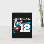 12 Jaar Oud Hockey Party Thema 12e Verjaardag Jong Kaart (Voorkant)