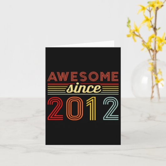 12 Jaar Oud Jongen Meisje Verjaardag 12e Bday Grap Kaart (Gele Bloem)