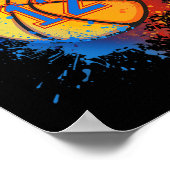 12 jaar oude 12e verjaardag Basketball Gift for Bo Poster (Hoek)