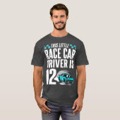 12 jaar oude 12e verjaardag Cool Kind auto T-shirt (Voorkant volledig)