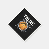 12 jaar oude Basketball Birthday Party 12th Boy Servet (Hoek)