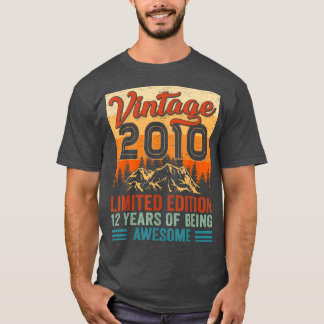 12 jaar oude geboorte Gifts  2010 Limited Ed T-shirt
