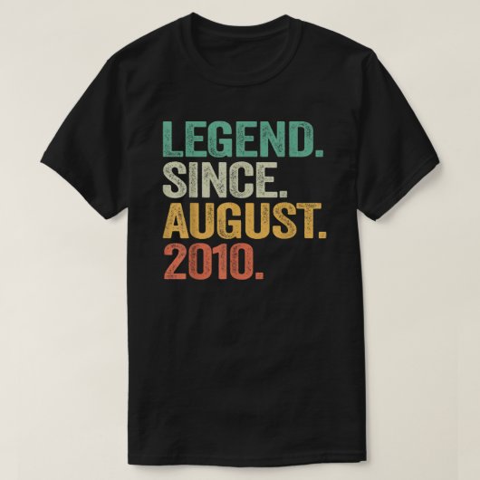 12 jaar oude Gift 12th Birthday Boy Legend from Au T-shirt (Design voorkant)