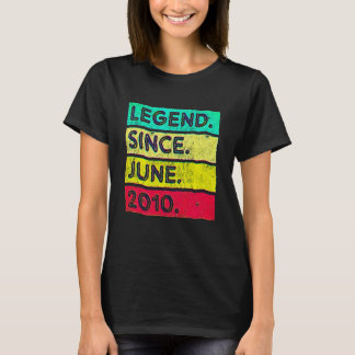12 Jaar Oude Legende Sinds Juni 2010 12e B T-shirt