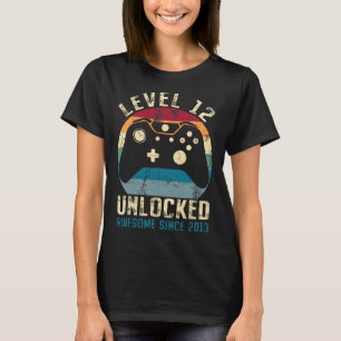12 jaar oude verjaardag 12e zoon Boy Gamer Geweldi T-shirt