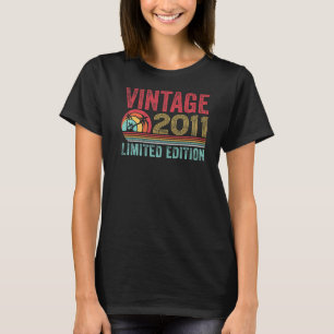 12 jaar oude Vintage 2011 12e verjaardag T-shirt