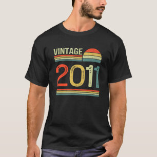 12 jaar oude Vintage 2011, gemaakt in 2011 12e geb T-shirt