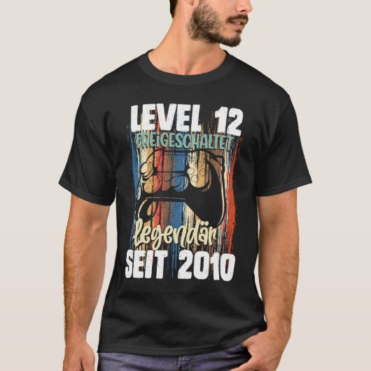 12 jaar sinds 2010 t-shirt (Voorkant)