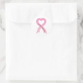 12 jaar Survivor Pink Ribbon Sticker (Tas)