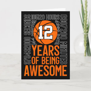 12 Jaar Wezenlijk Awesome Sketll 12e Verjaardag Kaart