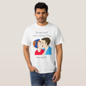 12 januari is International Kiss a Ginger Day T- T-shirt (Voorkant volledig)