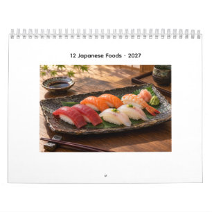 12 Japanse gerechten om te proberen in Japan 2027 Kalender
