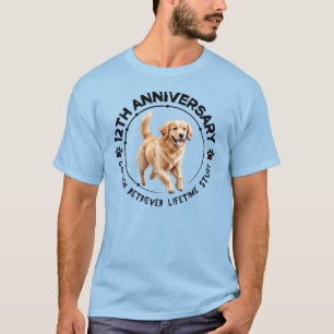 12-jarig jubileum Golden Jumping T-shirt