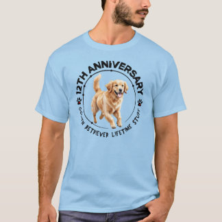 12-jarig jubileum Golden Jumping T-shirt