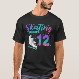 12-jarige ijsschaatsen tot 12e verjaardag Ki T-shirt